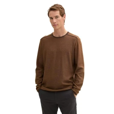 Abbildung von TOM TAILOR Strickpullover mit Struktur Regular Fit