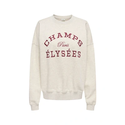 Abbildung von JDY Jdymesa O NECK Sweatshirt, Damen, Größe: Small, Oatmeal