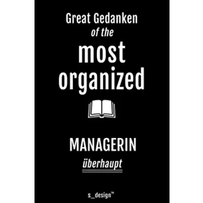 Abbildung von Notizbuch für Manager / Managerin: Originelle Geschenk Idee [120 Seiten kariertes DIN A6 blanko Papier]