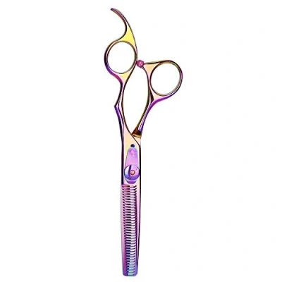 Abbildung von OLIVIA GARDEN Haarschere Silkcut Rainbow Modellierschere, 6,35&quot; Rechtshand Japan