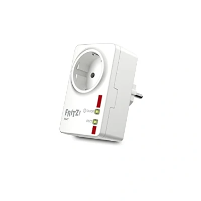 Abbildung von AVM FRITZ!DECT 200 Intelligente Steckdose für das Heimnetz, steuerbar zum Energie sparen, deutschsprachige Version, 9.3 x 5.9 4.1 cm; 135 Gramm