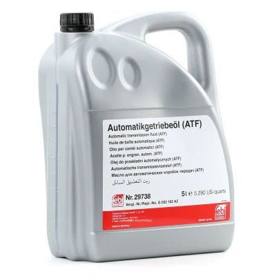 Abbildung von FEBI BILSTEIN 29738 Automatikgetriebeöl ATF IV 5 gelb BMW: 7, Touring, 3 Compact, AUDI: A4 B5 Limousine, A6 C5 A8 D2