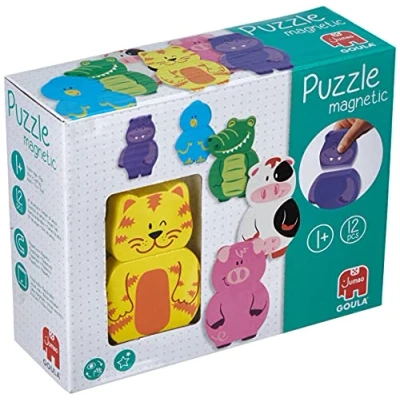Abbildung von Goula Magnetisches Holzpuzzle Tiere, Ab 1 Jahr