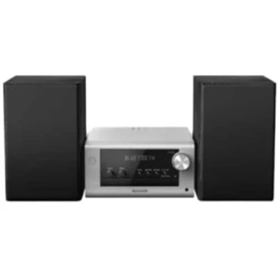 Abbildung von Panasonic SC PM700EG S Neat Micro HiFi Kompaktes Stereosystem mit CD, FM Radio, USB und Bluetooth, Lautsprecher 80 W, Basssteuerung, Silber