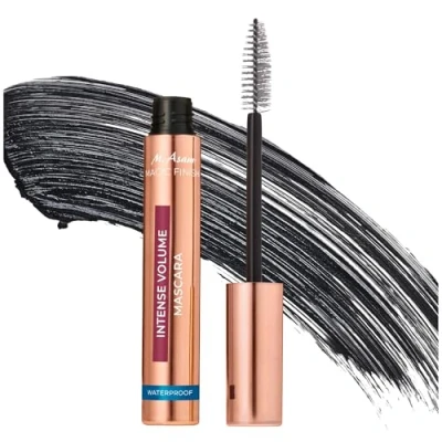 Abbildung von M. Asam MAGIC FINISH Intense Volume Mascara Waterproof (10ml) Wasserfeste Wimperntusche Schwarz, Langanhaltendes Volumen Ohne Verklumpen, Für Lange Wimpern, Tiefschwarze Farbe