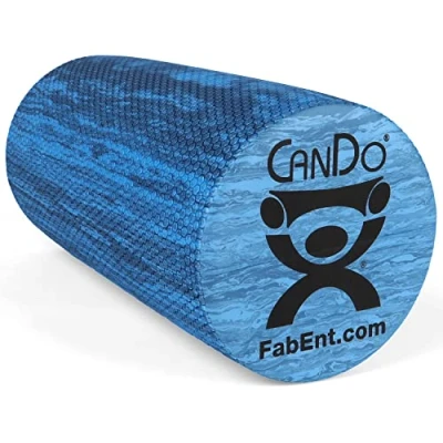 Abbildung von CanDo EVA Schaumstoffrolle (feuchtigkeits und bakterienabweisend), Trainingsrolle Pilates, Physio, Yoga, Fitness, 31 x 15 cm