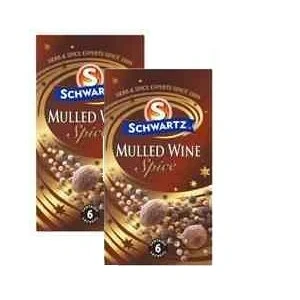 Abbildung von Schwartz Christmas Mulled Wine Spice (2 Boxes, Total 12 Sachets)