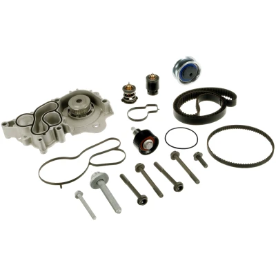 Abbildung von GATES KP7TH15680XS 4 Wasserpumpe + Zahnriemensatz mit Thermostat VOLKSWAGEN: Golf 7 Schrägheck, Variant, Polo V Schrägheck