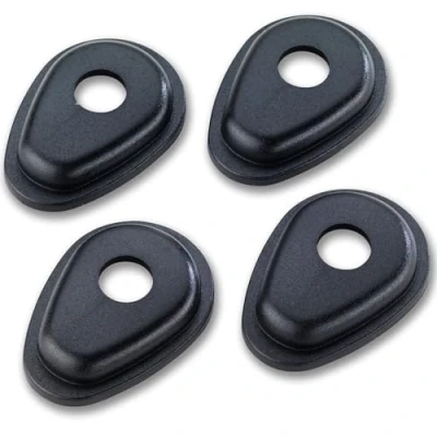 Abbildung von Germany Motorsports Motorrad Adapterplatten Blinker Platten für LED Miniblinker schwarz (Yamaha small)