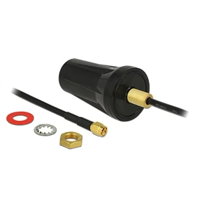 Abbildung von DELOCK ISM 433 MHz Antenne SMA Stecker 2 dBi omnidirektional schwarz Dachmontage Outdoor