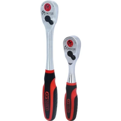 Abbildung von KS TOOLS 935.0002 Umschaltknarren Satz 12,5 (1/2&quot;), 6,3 (1/4&quot;)