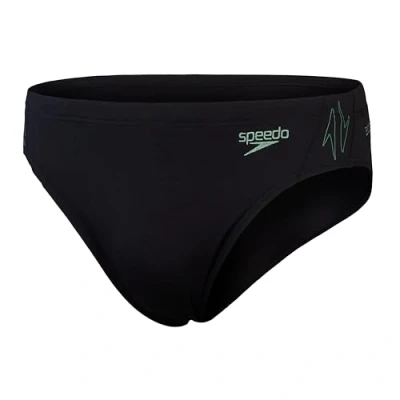 Abbildung von Speedo Hyperboom Splice Badehose Schnelltrocknend Training Fitness Chlorbeständig für Herren, Schwarz, Landgrün, 38
