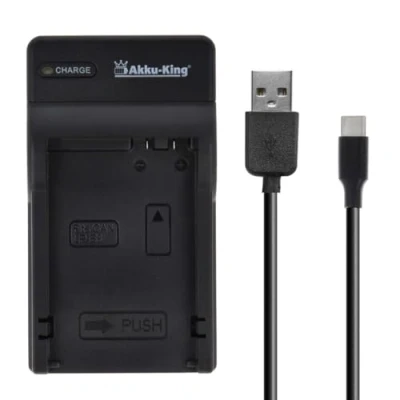 Abbildung von USB Akku Ladegerät kompatibel mit Canon LP E8
