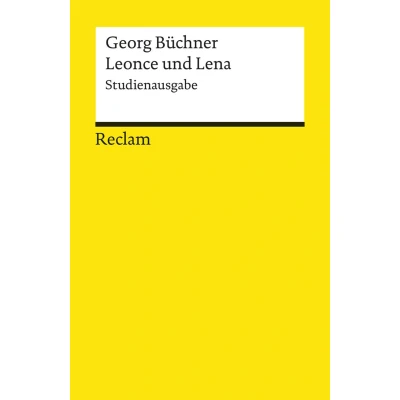 Abbildung von Leonce und Lena. Studienausgabe