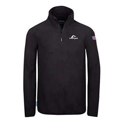 Abbildung von Westfjord Herren Fleece Pullover Hekla, Schwarz, Größe XL