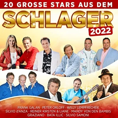 Abbildung von 20 große Stars aus dem Schlager 2022