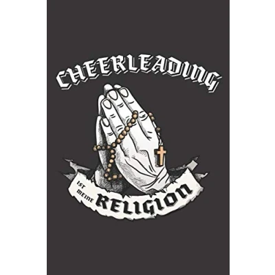 Abbildung von Cheerleading Ist Meine Religion: DIN A5 6x9 I 120 Seiten Blanko Notizbuch Notizheft Notizblock Geschenk Geschenkidee