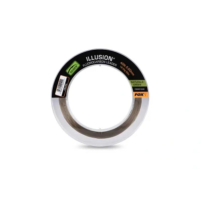 Abbildung von Fox Illusion Fluorocarbon Leader Naturals Green 40lb (50m) Karpfen Vorfachmaterial