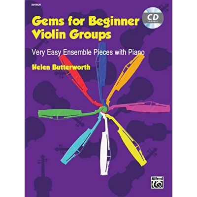 Abbildung von Gems for Beginner Violin Groups Very Easy Ensemble Pieces with Piano (incl. CD)
