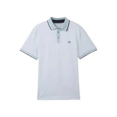 Abbildung von TOM Tailor Poloshirt, Herren, Größe: 3XL, White foggy blue twotone