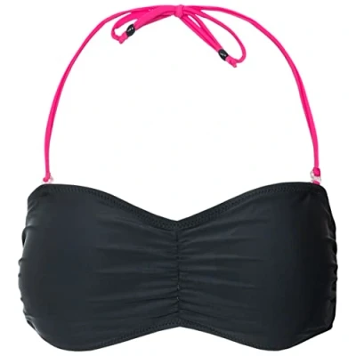 Abbildung von Trespass Damen Bikini Top mit herausnehmbaren Polstern und abnehmbaren Trägern Linear, Black, S, FACLSMM10003_BLKS