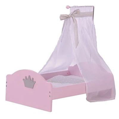 Abbildung von roba® Puppenbett Prinzessin Sophie, inkl. textiler Ausstattung, Bettwäsche und Himmel