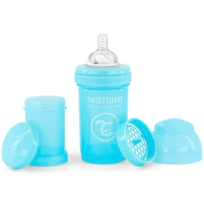 Abbildung von Twistshake Babyflasche Anti Kolik 180 ml, Blau