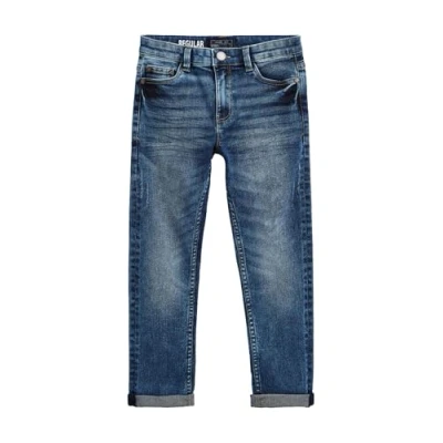 Abbildung von Next FIVE Pocket Jeans Straight Leg für Kinder, Größe: 104, Acid denim