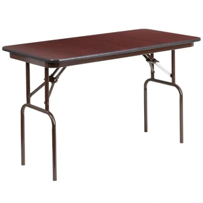Abbildung von Flash Furniture Frankie Klapptisch aus Mahagoni, Melamin, Laminat, 122 cm