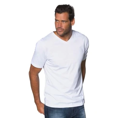 Abbildung von JP 1880 Herren große Größen Übergrößen Menswear L 8XL JP1880 T Shirt, Basic, V Ausschnitt, bis 8 XL schneeweiß 702415200