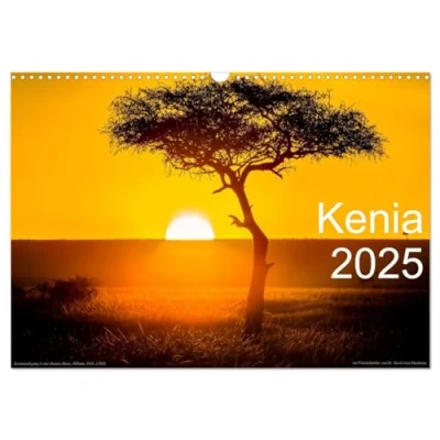 Abbildung von Kenia 2025 (Wandkalender DIN A3 quer), CALVENDO Monatskalender