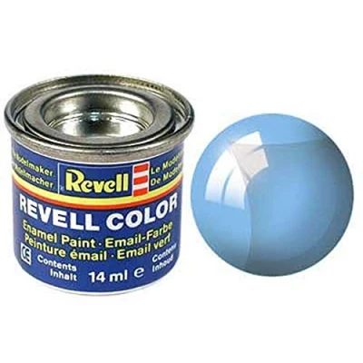 Abbildung von Revell Streichfarbe blau klar # 752 Farbdose 14 ml #32752