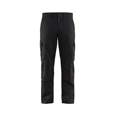 Abbildung von Blaklader 144818329956C56 Industrie Stretch Arbeitshose mit Kniepolstertaschen, Schwarz/Rot, Größe C56