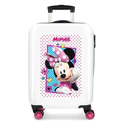 Abbildung von Disney Minnie Joy Kabinenkoffer Mehrfarbig 34x55x20 cms Hartschalen ABS Kombinationsschloss 34L 2,6Kgs 4 Doppelräder Handgepäck