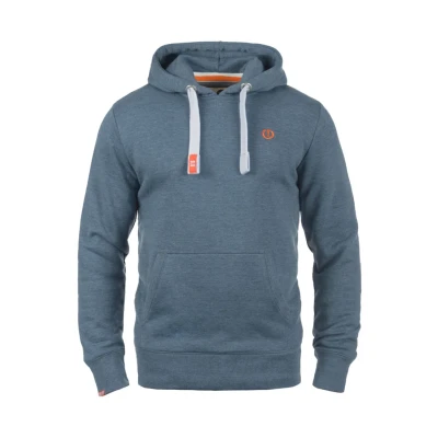 Abbildung von Solid Sdbennhood Kapuzenpullover, Herren, Größe: Small, Grey blue