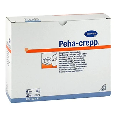 Abbildung von PEHA Crepp Fixierbinde 6 cmx4 m 20 St
