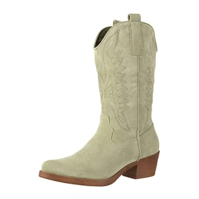 Abbildung von Elara Plateaustiefelette, Damen, Größe: 37, Grün Schuhe