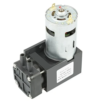 Abbildung von Ölfreie Pumpe, DC 12V Wasserpumpe 40L / min 42W Mini Vakuumpumpe 85KPa Geräuscharme kleine Öllose Pumpe Elektrische mit kleinen Vibrationen