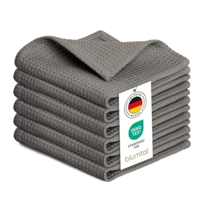 Abbildung von Blumtal Geschirrtuch Set 50x70 oder 30x30 cm, 100% Baumwolle, (10 tlg), Saugfähig, schnell trocknend, waschbar, Baumwolle