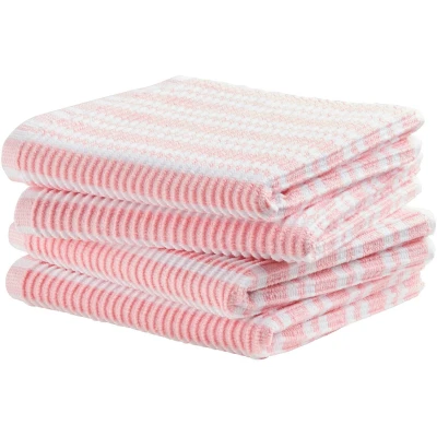 Abbildung von DDDDD Spültuch Stripe, 30x30 cm, aus 100% Baumwolle, (Set, 4 tlg), mit luxuriöser Rippenstruktur und optimale Feuchtigkeitsaufnahme