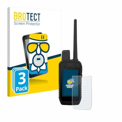 Abbildung von BROTECT Entspiegelungs Schutzglas für Garmin Alpha 300 K (3 Stück) Schutz Folie Panzerfolie Glas Matt [Extrem Kratzfest 9H, Anti Reflex]