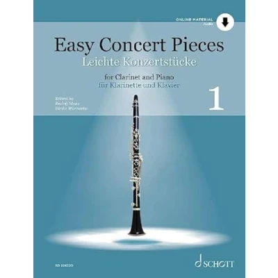 Abbildung von Leichte Konzertstücke: 25 Stücke aus 4 Jahrhunderten. Band 1. Klarinette und Klavier. (Easy Concert Pieces, 1)