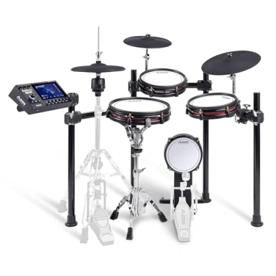 Abbildung von Alesis Strata Club Schlagzeug elektronisch mit 144K Multikanal Samples, Touchscreen, Triple Zone Becken, Dual Mesh Drums und 8&quot; Kick