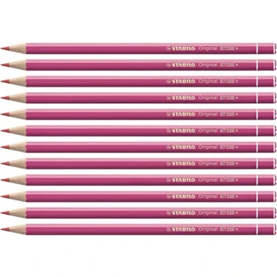 Abbildung von Premium Buntstift STABILO Original 12er Pack krapprosa hell