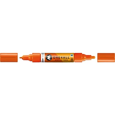 Abbildung von Molotow Permanentmarker One4All Acrylic Twin nachfüllbar 1,5 und 4mm d
