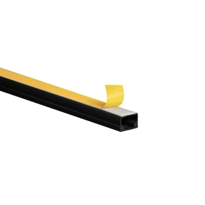 Abbildung von KOMIB Kabelkanal/Kabelkanäle Verschiedene Größe Schwarz Selbstklebend Je Stange 1M (10m, 15 x 10 mm)