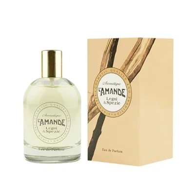 Abbildung von L&#039;AMANDE Moderner und sinnlicher Damenduft mit Salbei, Kardamom Zeder, Eau De Parfum holzigen zitrigen Noten, Geschenkideen für Damen, Geburtstag, Damendüfte, 100 ml, hergestellt in