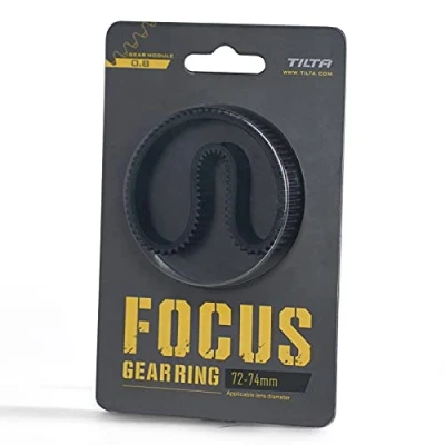 Abbildung von Tilta Seamless Focus Gear Ring für 72 74mm Objektiv 360 Rotation Silent Mini Follow Nucleus Nano DSLR 0.8 Mod Standard Kameraobjektiv Zubehör TA FGR 7274
