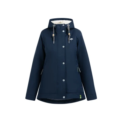 Abbildung von Schmuddelwedda Winterjacke aus recyceltem Polyester Damen Marine