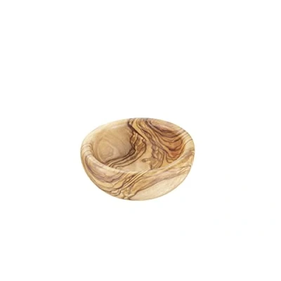 Abbildung von APS Schale OLIVE Ø 10 cm, H: 4 cm Olivenholz 0,1 Liter (Jedes Teil ist ein Unikat. Farbe und Maserung kann abweichen.)